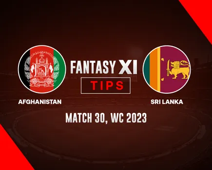 SL vs AFG Dream11 Prediction, Playing XI, Fantasy Cricket Tips, Pitch Report, and Squad Updates for 30th ODI World Cup Match