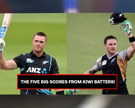 5 highest men's T20I scores for New Zealand