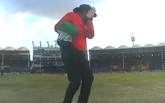 Watch: Umpire Aleem Dar throws jersey on the ground after being hit by Pakistan fielder's throw during Pak vs NZ 2nd ODI