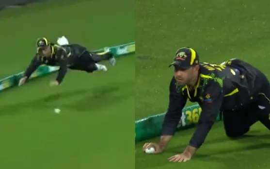 Watch: Glenn Maxwell Pulls Off A Stunning Effort To Save A Boundary During AUS vs ENG T20I