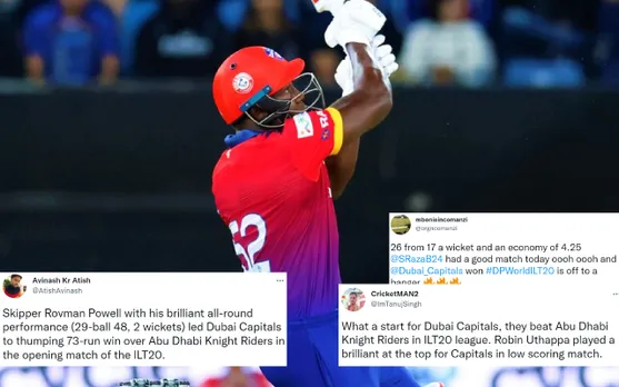 'Capitals ruling everywhere'- Twitter overjoyed as Dubai Capitals make a winning start at International League T20