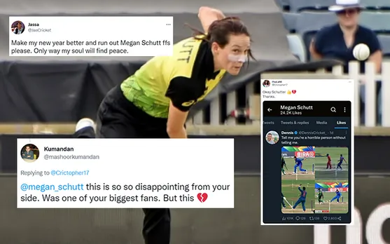 'Stay away from the Indian Team' - Twitter on fire after Megan Schutt likes a tweet labeling Indian cricketers as 'horrible persons'