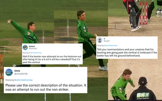 'The batter was clearly breaking  rules'- Twitter sides with Zampa after his attempt to make a non-striker run out in BBL