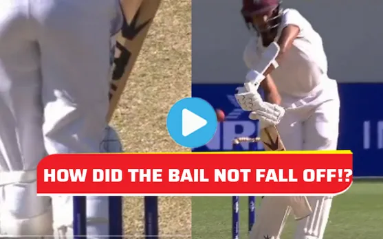 Watch: Cricket World in disbelief as Kraigg Brathwaite survives a superb delivery from Josh Hazelwood