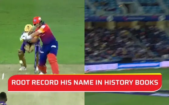 Joe Root hits the first six of International League T20 to Akeal Hosein, video goes viral