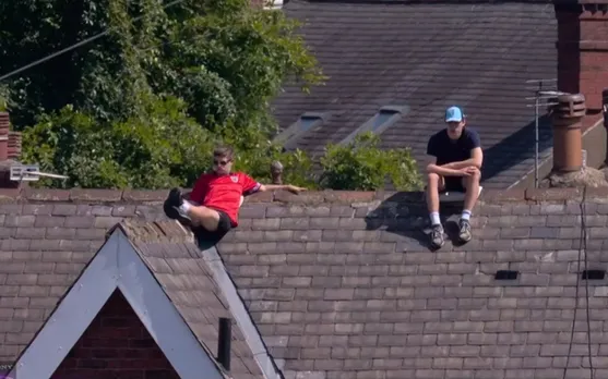 'With how they're playing, he's soon going to jump off the roof' - Fans react as viewers watch Ashes from roof top
