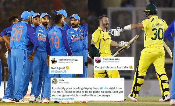 'A poor display' - Fans on Twitter slam India as Australia clinch the first T20I by four wickets against India