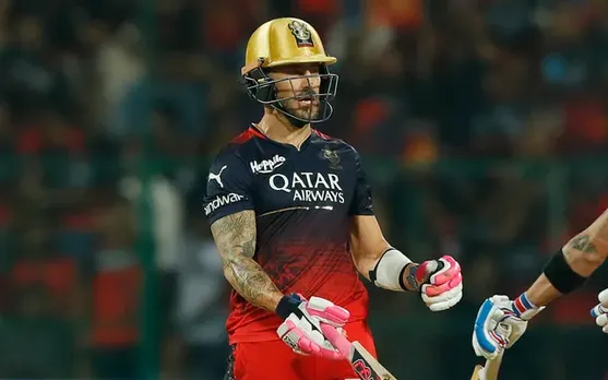 'Impact play ka chota sa impact and back to the pavilion' - Fans react to Faf du Plessis' short stay against KKR in IPL 2023