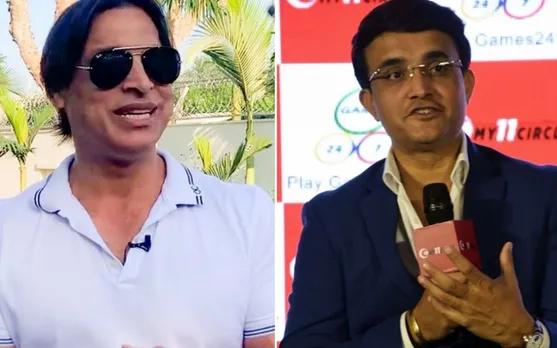 'He will play whatever he wants' - Sourav Ganguly's savage reply to Shoaib Akhtar's statement on star batter's speculated retirement.