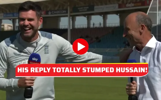 Watch: James Anderson's response to question about Nasser Hussain's captaincy leaves panel in splits