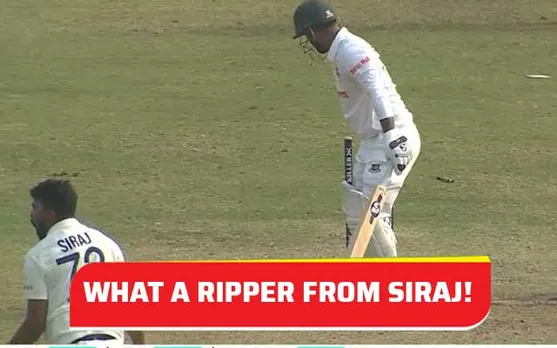 Watch: Mohammed Siraj ends Litton Das's stay with a cracking delivery after he scores 73 against India at Dhaka