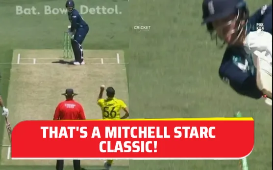 Watch: Mitchell Starc bamboozles Jason Roy with sharp inswinger in first ODI