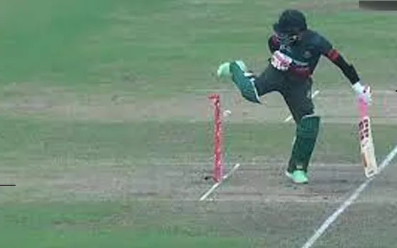 WATCH: Mushfiqur Rahim gets out in hilarious manner against New Zealand in 3rd ODI