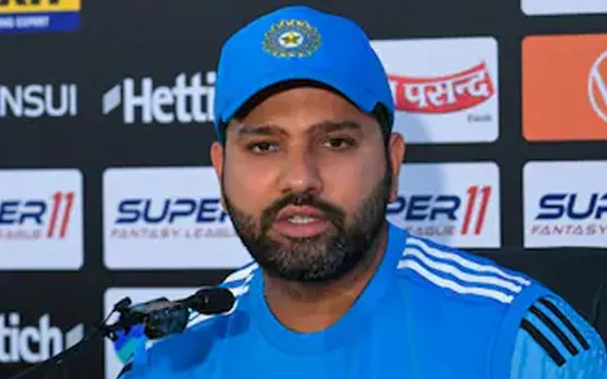 WATCH: Rohit Sharma's hilarious reaction to firecrackers disturbing proceedings of press conference