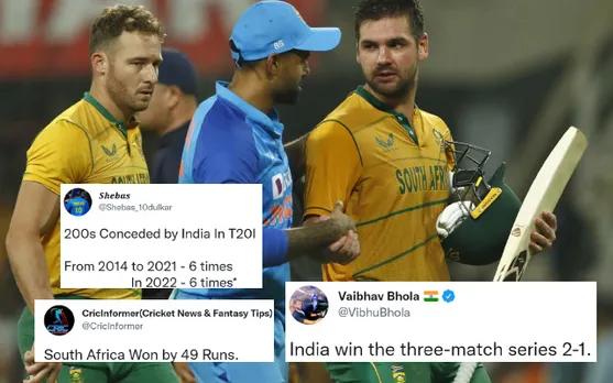 'Such a poor team' - Fans slam India as they lose third T20I against South Africa by 49 runs