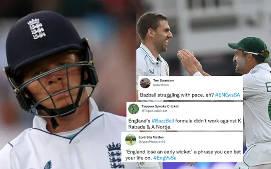 'Useless'- Fans thrash English batters on Twitter after their poor performance on Day 1 of first Test vs South Africa