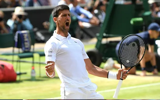 WATCH: World number 2 Novak Djokovic gives back to rowdy Centre Court crowd after SF win