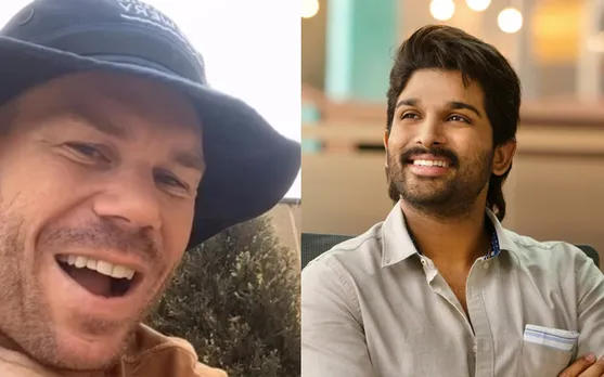 David Warner & Allu Arjun