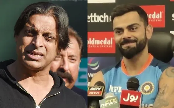 Shoaib Akthar and Virat Kohli