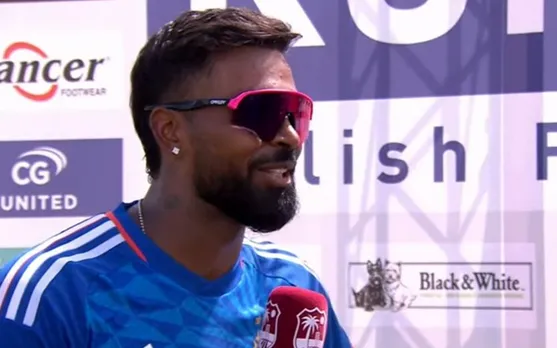 WATCH: Hardik Pandya's exact words to Tilak Varma before hitting controversial six to finish off third T20I against WI