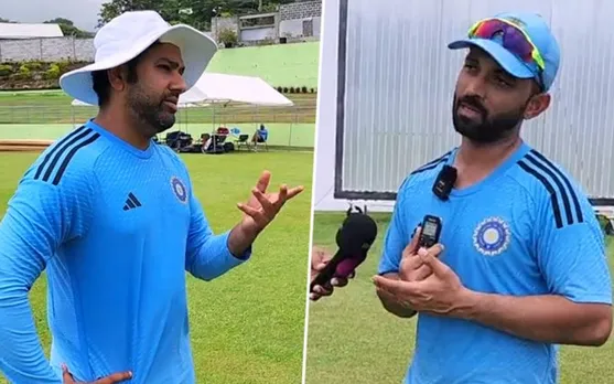 'Har series ke naye vice captain' - Fans react to India captain Rohit Sharma interviewing vice-captain Ajinkya Rahane