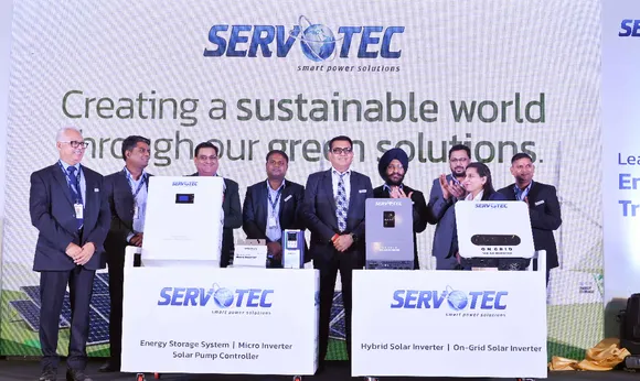 Management of Servotech Power Systems at the Launch of its new range of Solar Products.jpg