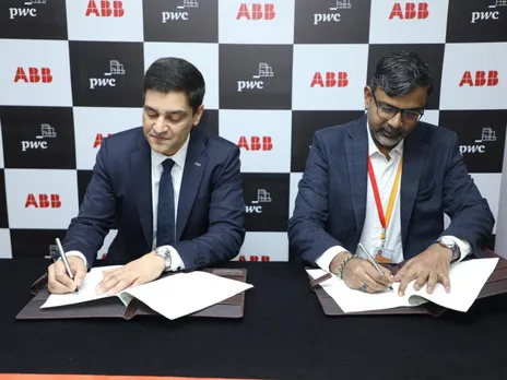 ABB India & PwC MoU signing  L to R - Sanjit Shewale, Global Business Line Manager for Digital at ABB Process & Vivek Belgavi, Partner & Leader – Alliances & Ecosystems, PwC India.jpg