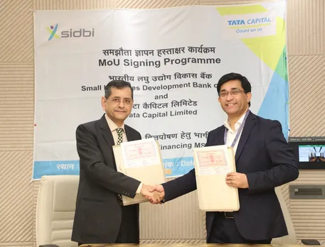 L to R - Shri Vivek Kumar Malhotra, Chief General Manager, SIDBI and Shri Vivek Chopra, Chief Operating Officer, Retail Finance, TCL.JPG