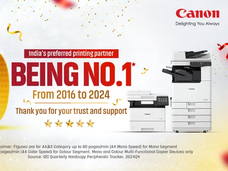 Canon Achieves 28.4% Market Share in Laser MFD Category