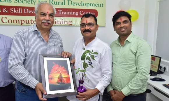 (From L-R) Mr Ramesh Daswani, CEO, Light of Life Trust, Mr. Alok Chandra, Chief-HSE & CSR, TCL and Mr. Gautam Kanoje Chief Manager, Light of Life Trust.JPG