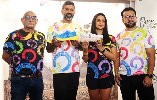 Rohan Bopanna and Gul Panag Unveil Official Merchandise for Tata Mumbai Marathon 2024