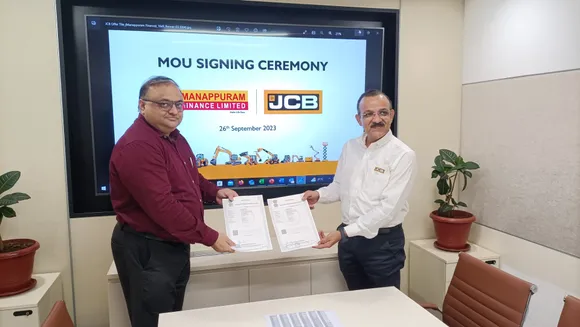 Manappuram Finance Signs MoU with JCB India