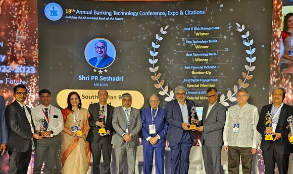 South Indian Bank Sweeps IBA Technology Awards