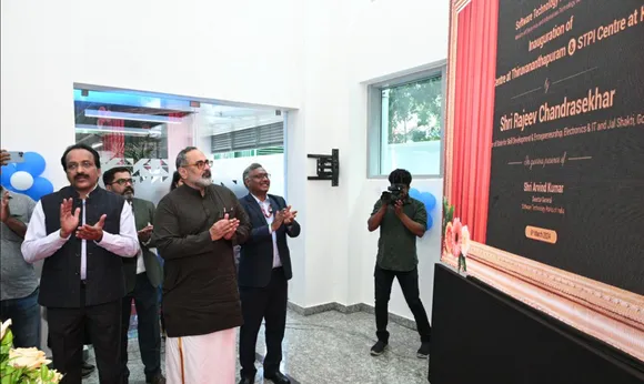 Union Minister Rajeev Chandrasekhar Inaugurates 2 STPI Centres in Kerala