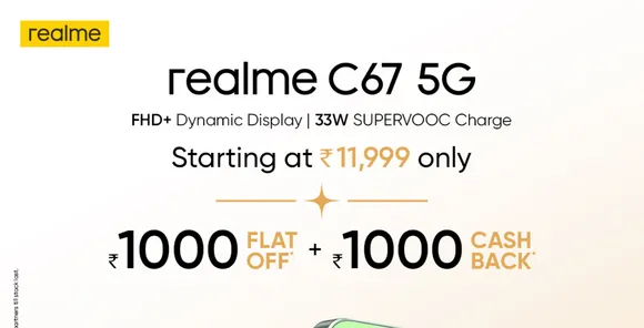 realme C67 5G with 33W Fast Charging Available In-Stores from Jan 1-31 at INR 11,999