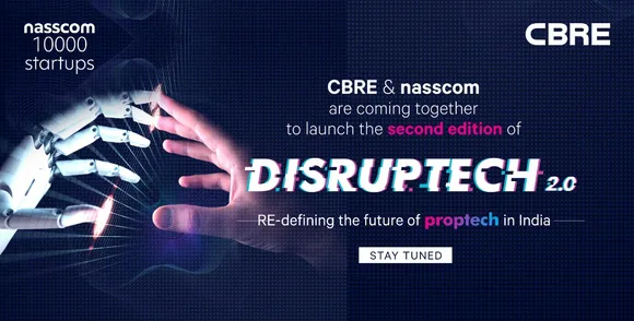 Innovative PropTech to be Showcased at Nasscom and CBRE's ‘DISRUPTECH 2.0.’