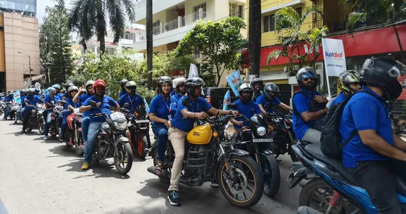 Justdial's Bike Rally Highlights Local Business Support