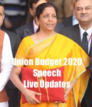 Budget With SMEStreet LIVE: Nirmala Sitharaman Presents Union Budget 2020