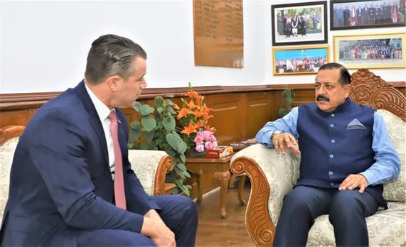 US Senator Todd Young Met Union Minister Dr Jitendra Singh and Sought Deeper Bilateral Cooperation in Areas Such as AI and Quantum etc.