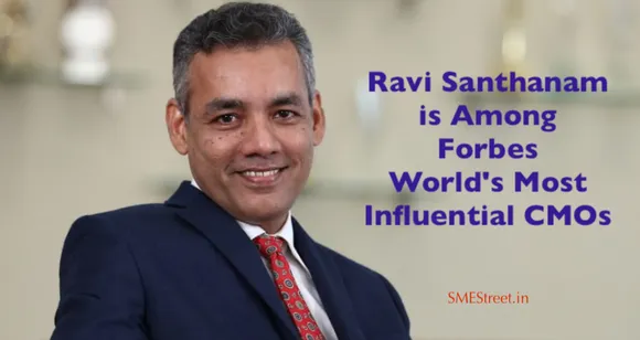 HDFC Bank's CMO Ravi Santhanam Listed in Forbes 'World's Most Influential CMOs' List