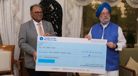 ONGC Contributes Rs 100 Cr to PM CARES Fund