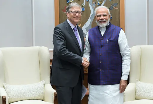 Bill Gates Meets PM Narendra Modi