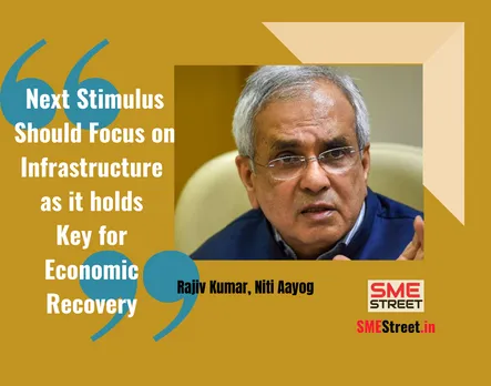 Rajiv Kumar, Niti Aayog, smestreet, infrastructure