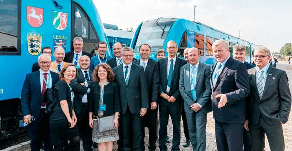 World's First Hydrogen-Powered Trains on Tracks in Germany