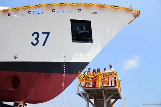 Offshore Patrol Vessel-6 “VAJRA” Launched At Chennai