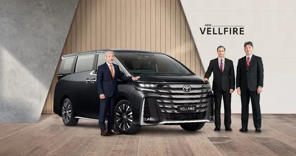 Toyota Kirloskar Motor Unveils the All-New Vellfire in India