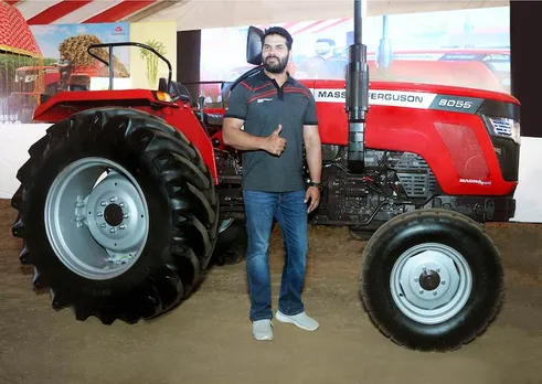 TAFE Launches Massey Ferguson 8055 MAGNATRAK  World-Class Heavy Haulage Tractor in Karnataka