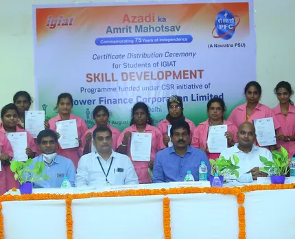 Power Finance Corporation Conducts Skill Development Programme at IGIAT, Visakhapatnam