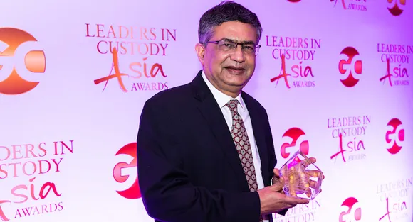 Ashishkumar Chauhan, MD & CEO, NSE honored with Lifetime Achievement Award by Global Custodian in Singapore