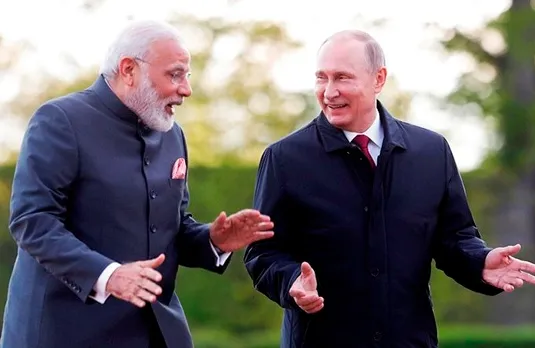 PM Modi Greeted Russian Prez Putin on HIs Birthday